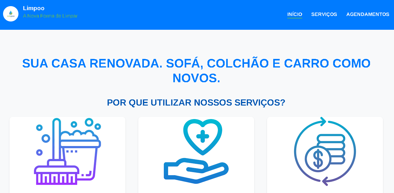 Miniatura da Landing Page Limpoo
