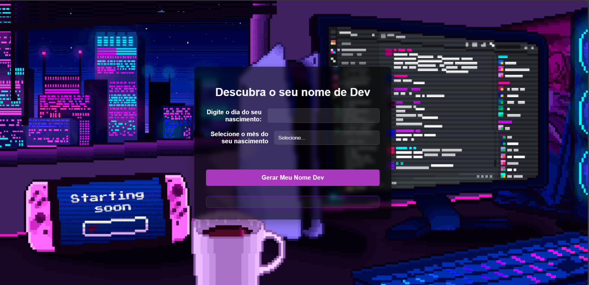 Miniatura do Seu Nome Dev